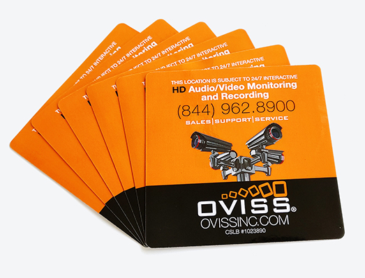 雙面印刷戶(hù)外耐曬宣傳貼紙